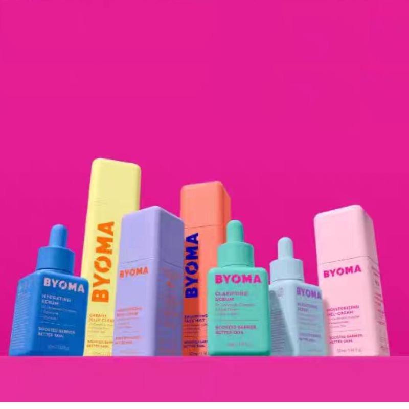 Skincare Glow Glowing - ชุดผลิตภัณฑ์บำรุงผิว BYOMA Skincare Set Phyto-Mucin Glow