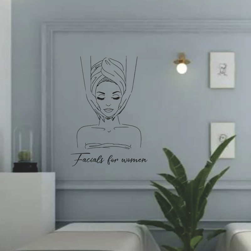 ป้ายสปา Facials Quote Wall Dec - Skincare Quote บทวิจารณ์และราคา