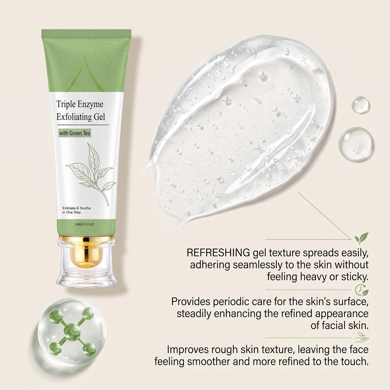 เจลขัดผิวชาเขียว ทำความสะอาดรู - Aha Bha Exfoliant บทวิจารณ์และราคา